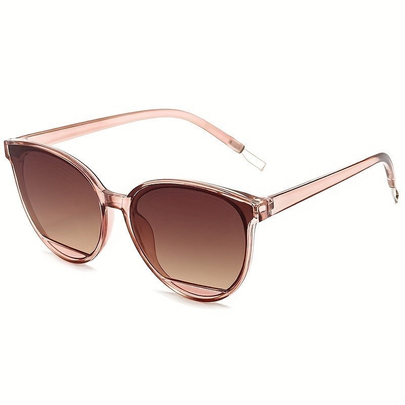 Óculos de Sol Estilo Olho de Gato para Mulheres e Homens, Lentes Gradientes, Óculos Casuais com Design Oco, sem caixa&-*
