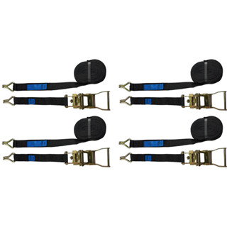 Kit 4 Conjuntos de Amarração de Carga 1,5 Ton 6 Metros Cinta 35mm com Gancho J Reforçado em Oferta na Shopee