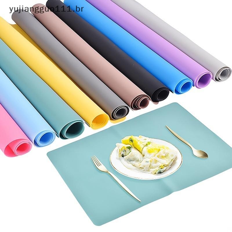 # Novo 15.75 " x11.81 " Extra Grande Silicone De Qualidade Alimentar À Prova D'água Placemat Isolamento Térmico Antiderr