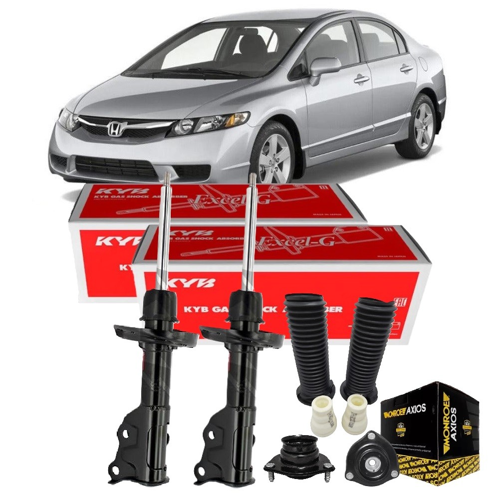 PAR AMORTECEDOR DIANTEIRO HONDA NEW CIVIC 2006 ATÉ 2011 KAYABA em Oferta na Shopee