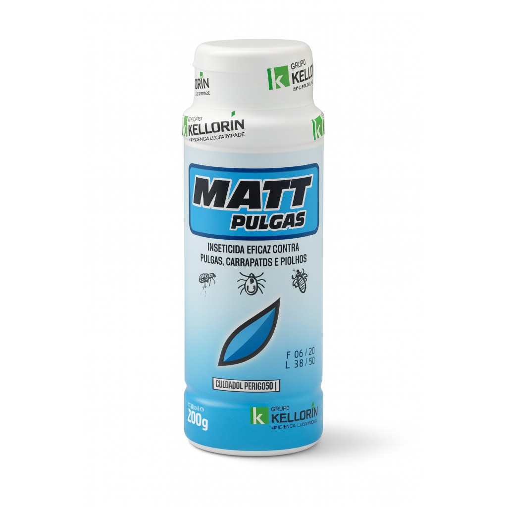 Talco anti pulgas carrapatos e Piolhos para ambiente Matt Kelldrin em Oferta na Shopee