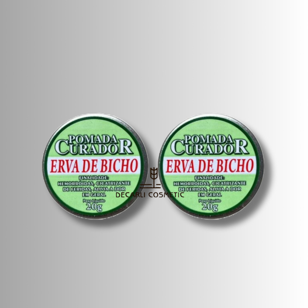 2 UN Pomada Erva De Bicho 20g - Curador em Oferta na Shopee