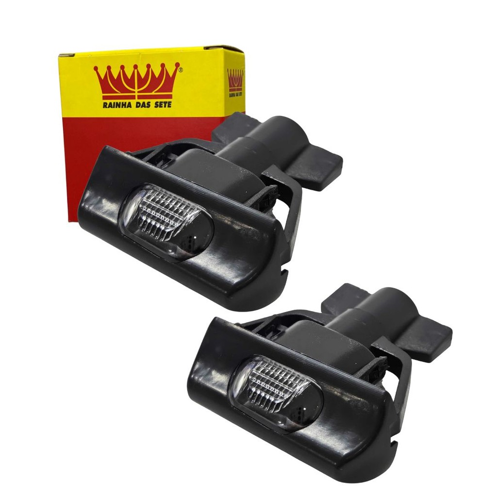 Par Lanterna Luz Placa Para Ford Del Rey Pampa Belina Del Rey Com Soquete Rainha das Sete em Oferta na Shopee
