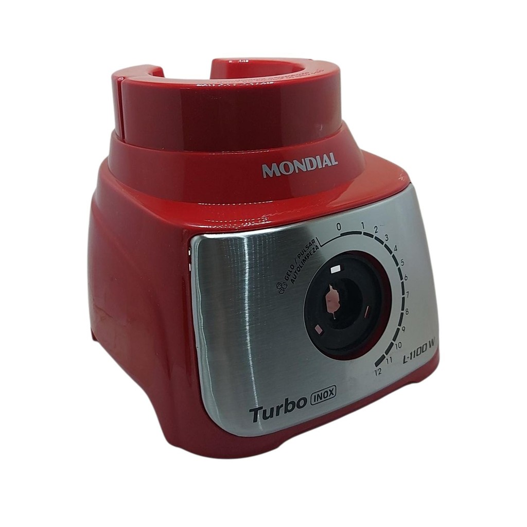 Carcaça Sem Fundo P/ Liquidificador Mondial L-1100 Vermelho