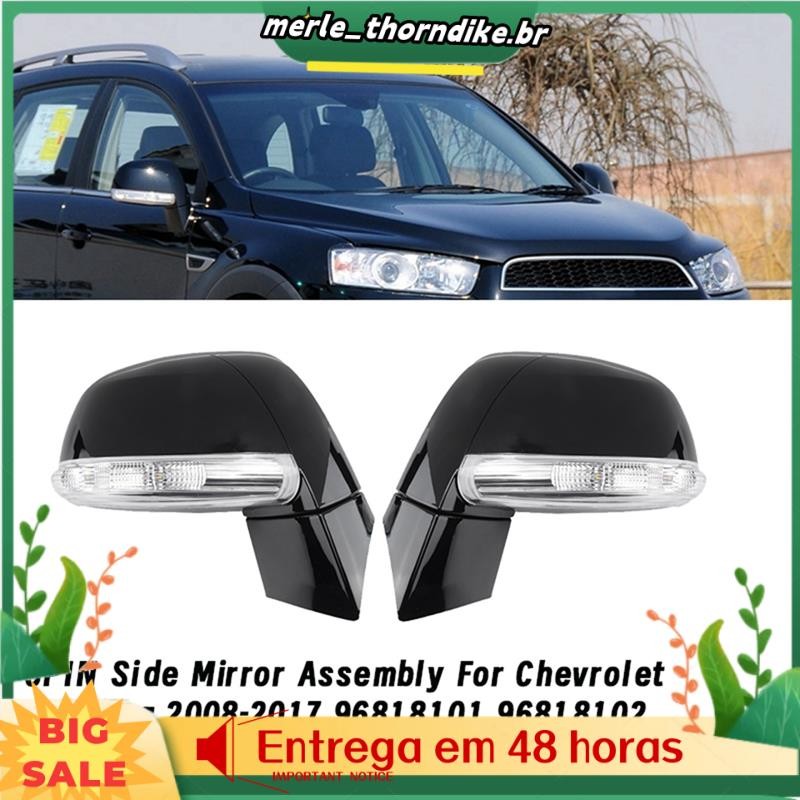 96818101 96818102 Conjunto De Espelho Retrovisor Lateral Para Captiva 2008-2017