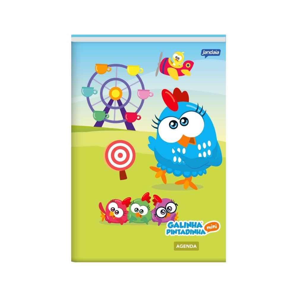 Agenda Permanente Escolar Infantil Galinha Pintadinha 192pag