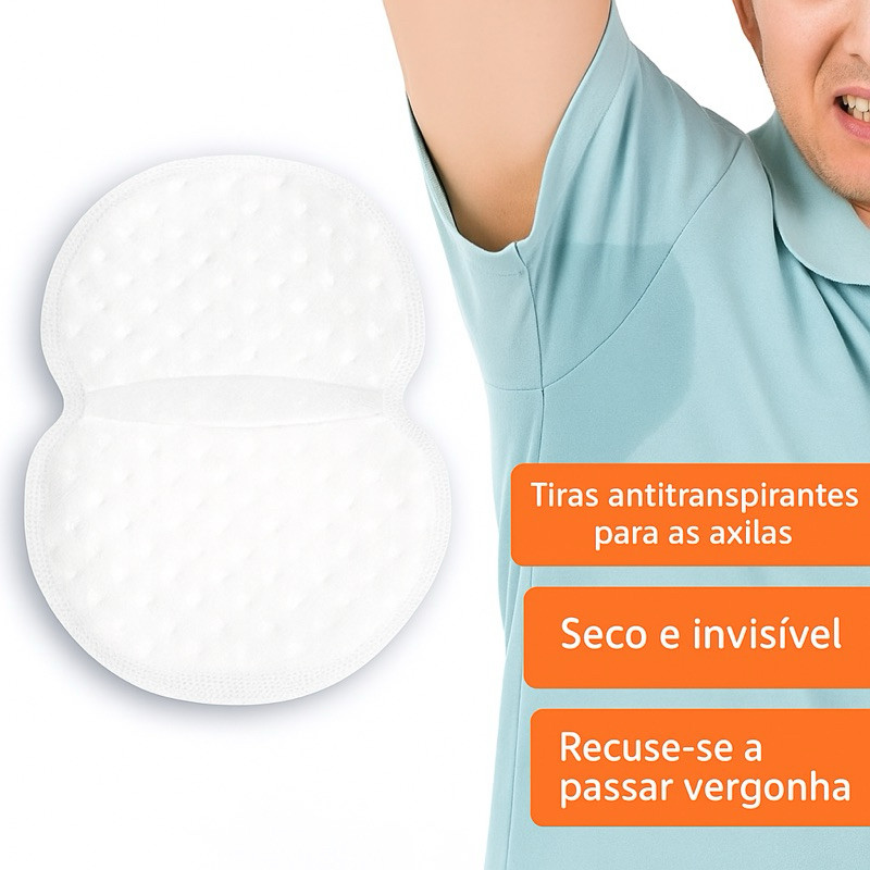 Adesivo Absorvente Axila Protetor Dário Conforto e Secura Instantânea em Oferta na Shopee