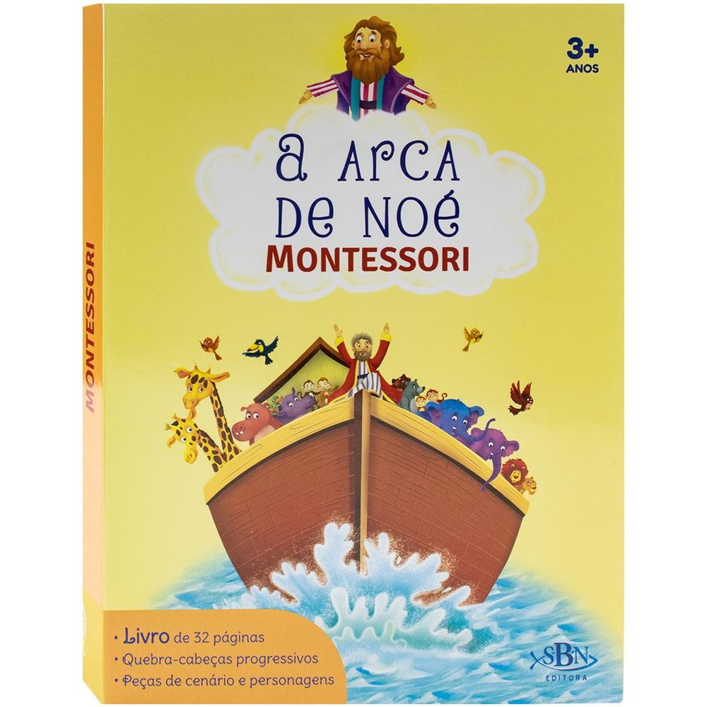 Livro Montessori Bíblico (Livro-JOGO): Arca de Noé - Livros Sorocaba