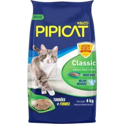 Areia para Gato Pipicat Classic 4kg