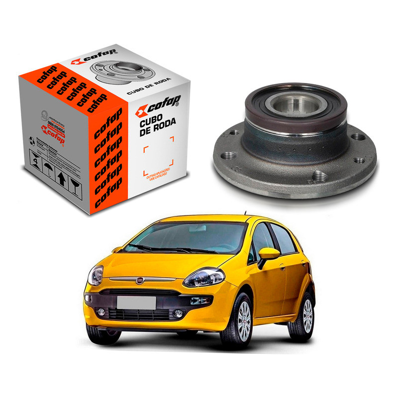 Cubo De Roda Traseiro Abs Punto 1.4 1.6 1.8 2013 A 2017 em Oferta na Shopee