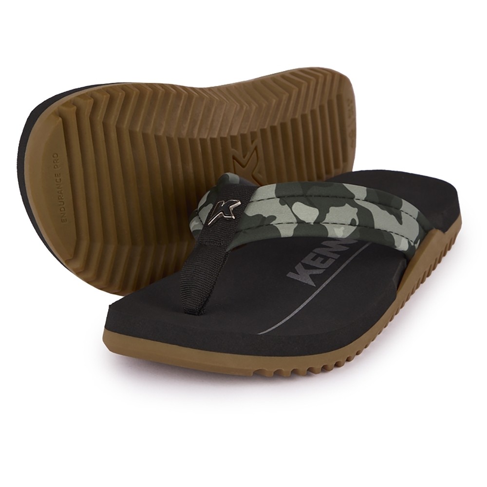 Chinelo Kenner Nk6 Pro Army Camuflado Masculino - Preto