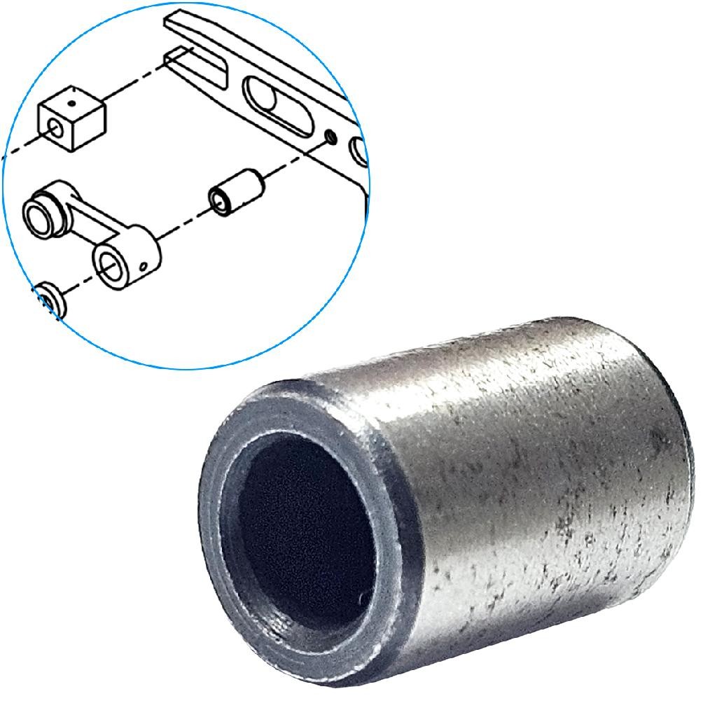 Bucha Biela Externa Regulador Garfo Dente Maquina Costura Overlock Siruba