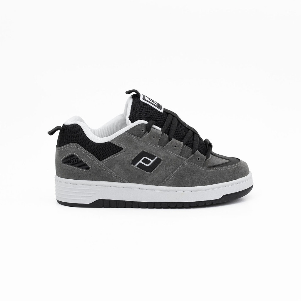 Tênis Freeday Spin Camurça Cinza Preto Branco FR51005