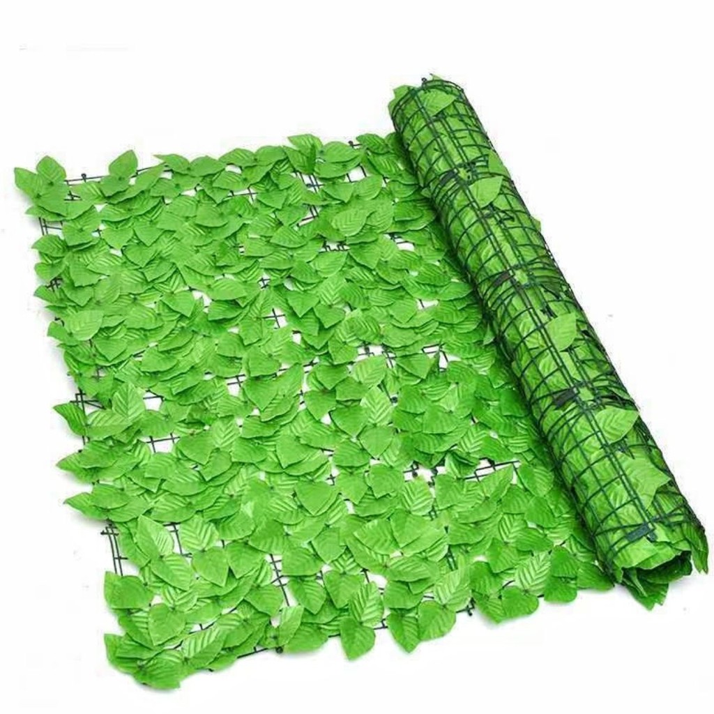 Muro Inglês Jardim Vertical Artificial 2x1 Painel Hera Decoração