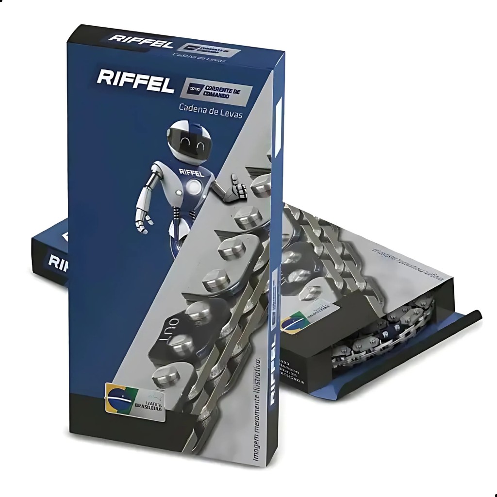CORRENTE DE COMANDO YBR 125 FACTOR 2006 a 2016 / XTZ 125 2006 a 2018 040ss-90L Riffel