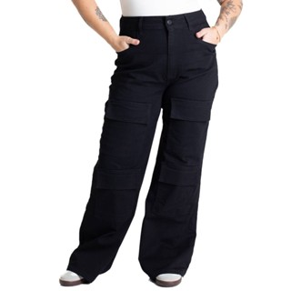 Calça Sarja Sawary Plus Size Wide Leg - 281032 em Oferta na Shopee