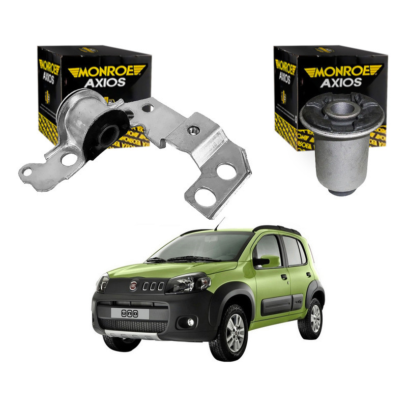 Par Bucha Bandeja Direita Uno Way 1.0 1.4 2011 A 2016 em Oferta na Shopee