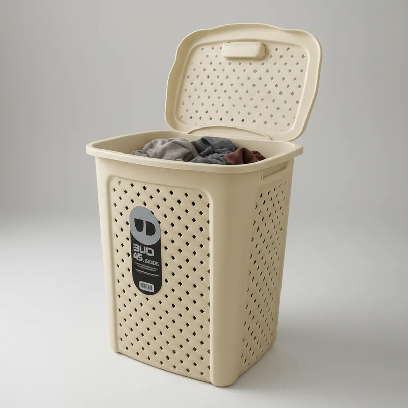 Cesto de Roupa 45L Organizador Roupa Suja Grande com Alça Resistente