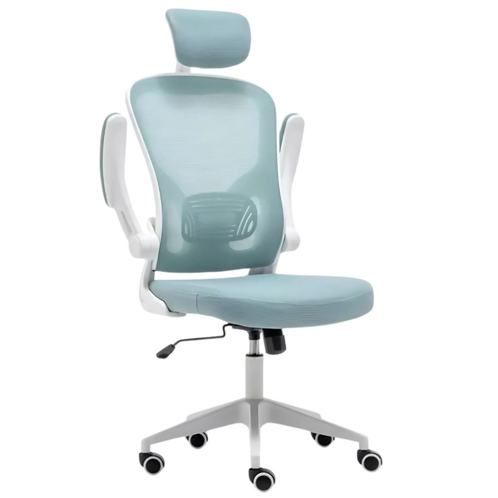 Cadeira de Escritório Brin7 B7 001 Ergonômica Branca Mesh em Oferta na Shopee