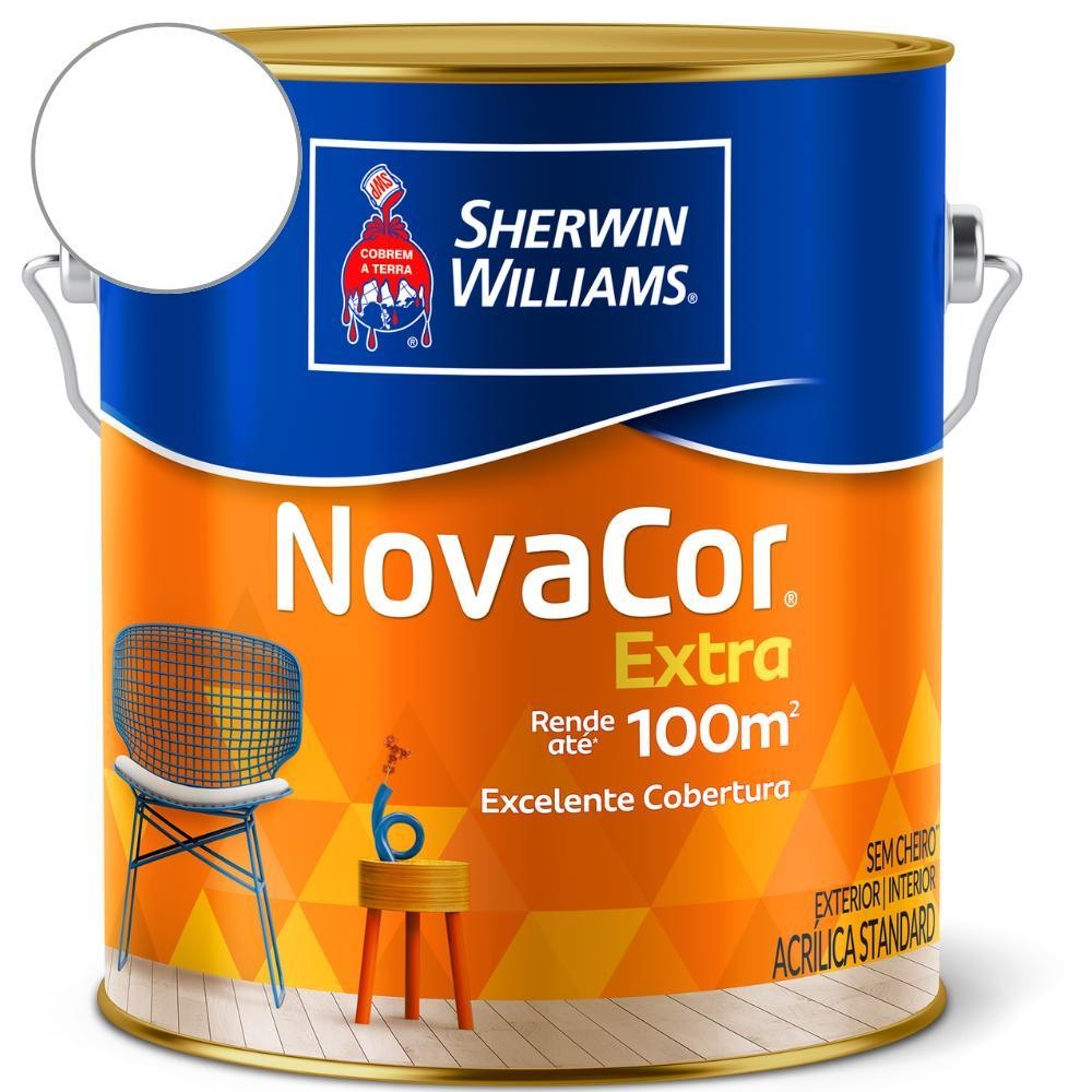 Tinta ACR Mais Rendimento NovaCor Branco Fosco Sherwin Williams 3,6L em Oferta na Shopee