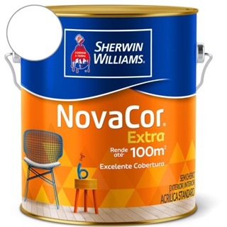 Tinta ACR Mais Rendimento NovaCor Branco Fosco Sherwin Williams 3,6L em Oferta na Shopee