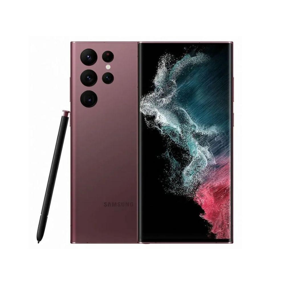Usado: Galaxy S22 Ultra 256GB Vinho Bom - Trocafy - Samsung em Oferta na Shopee