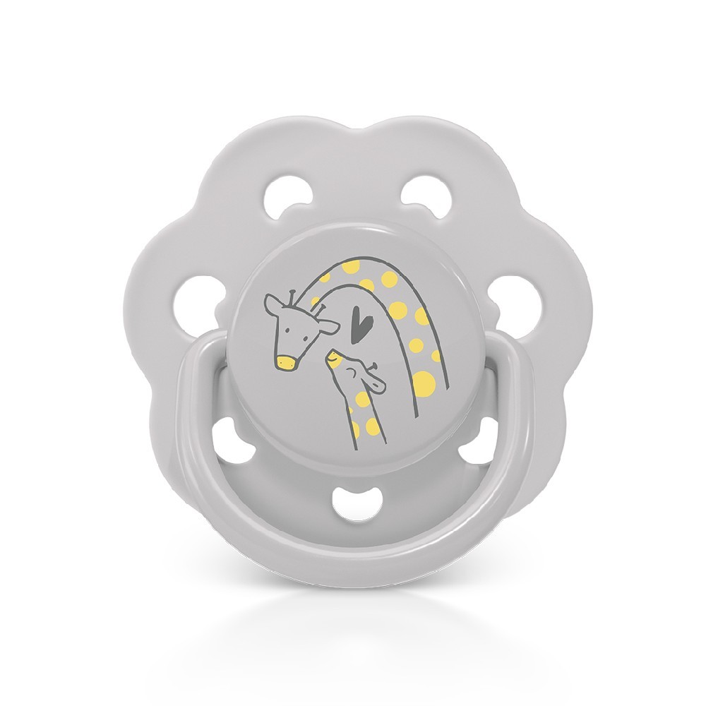 Chupeta com Bico em Silicone Candy 6m+ Neutral – Lillo em Oferta na Shopee