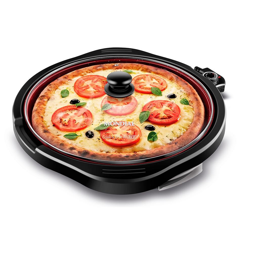 Grill Redondo Cook & Grill 40 Mondial Preto 1270W G-03-RC