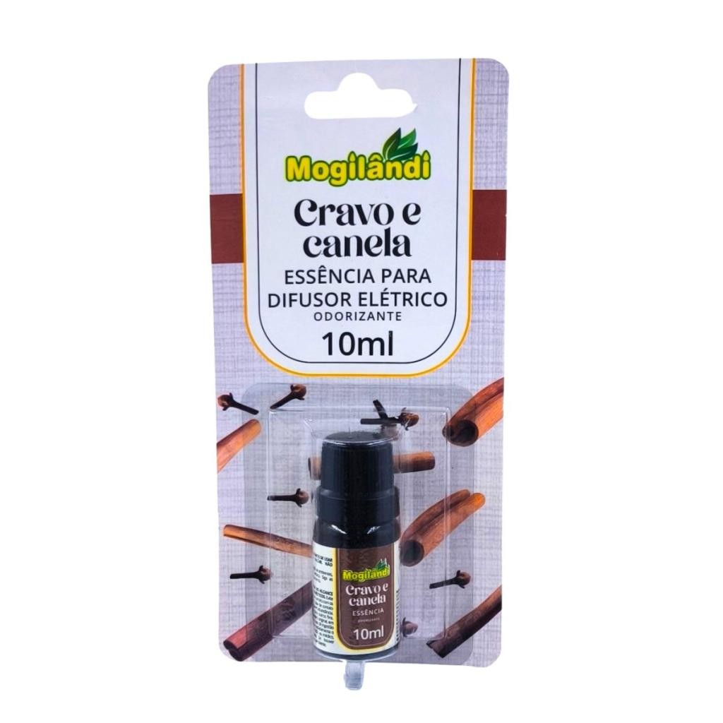 Essência p/ Difusor Elétrico Cravo e Canela Mogilândi – 10ml em Oferta na Shopee