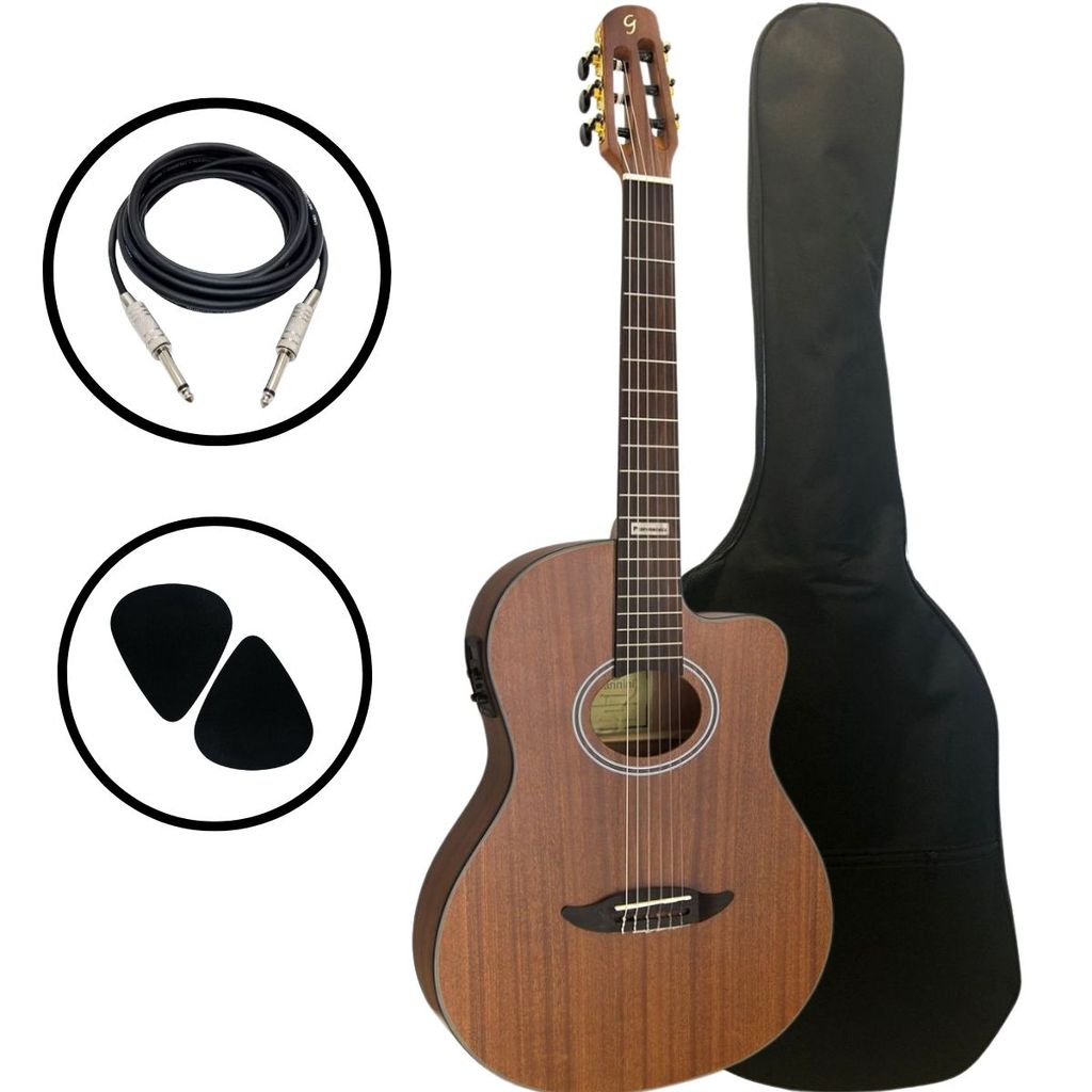 Violão Flat Giannini GNF-3 CEQ Performance Eletroacústico