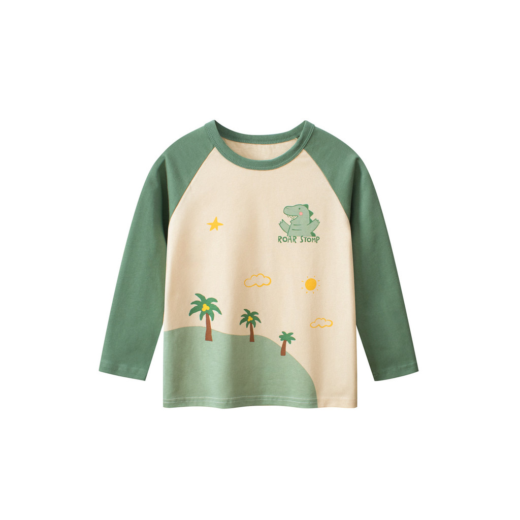 27 crianças marca puro algodão roupas infantis camiseta de manga comprida camisa de fundo menino bebê topo médio pequena