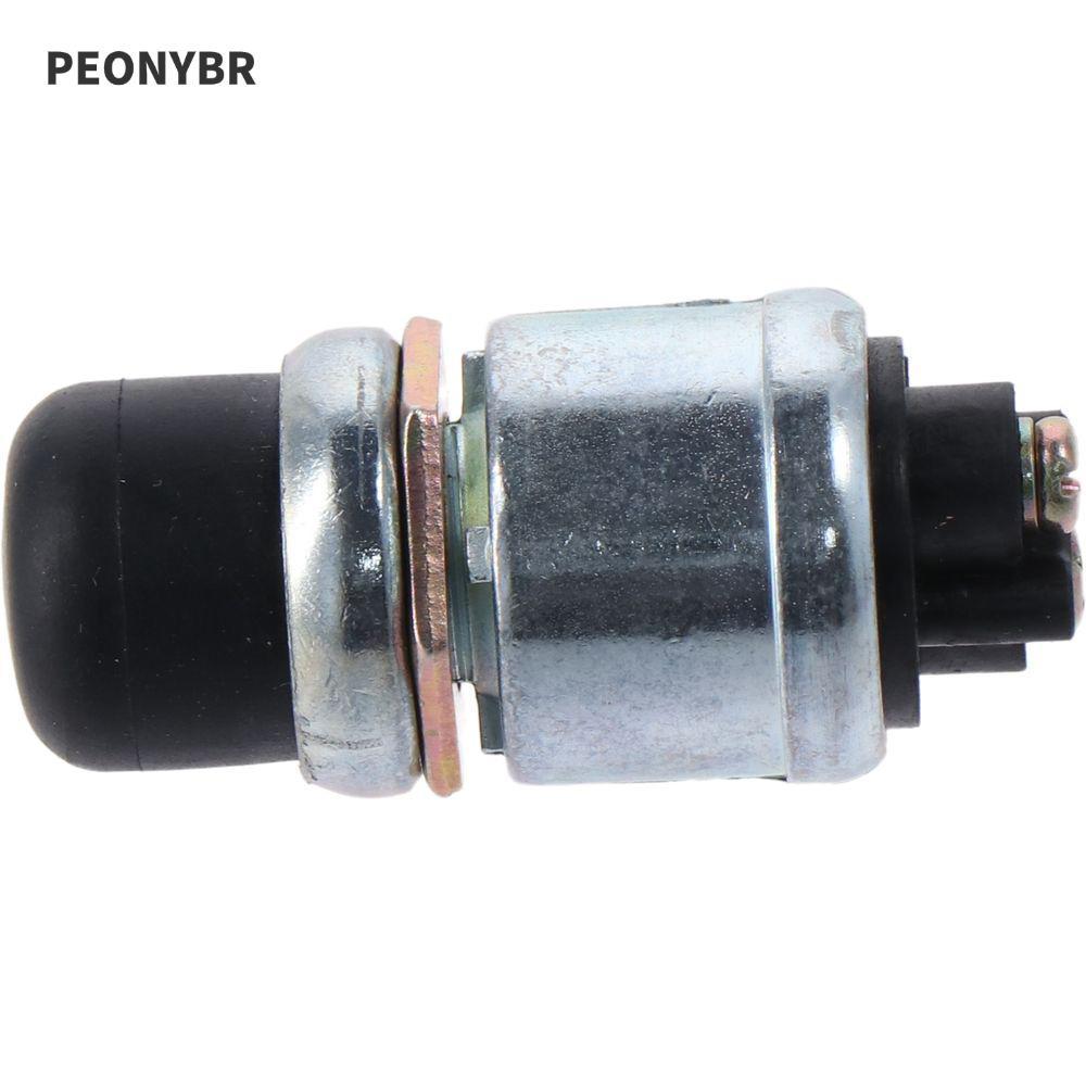 PEONYHOME Interruptor De Botão , Trilho De Barco De Carro Com Motor De Buzina , 50A 12V À Prova D'água