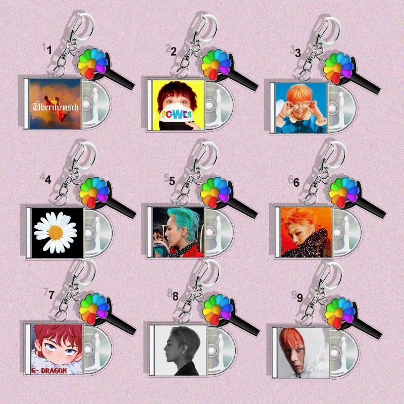 BIGBANG G-DRAGON Mercadoria POWER Mercadoria Pingente Bolsa Chaveiro 1174