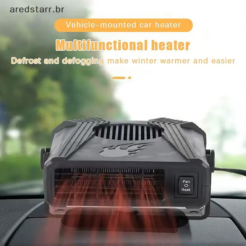 AREDS Aquecedor De Carro Elétrico Ventilador Refrigerador De Ar 12V/24V Portátil Desembaçador De Aquecimento Secador Pár