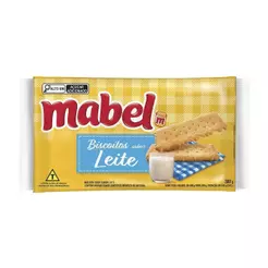 Biscoito Mabel Laminado Leite 300g - Embalagem com 20 Unidades