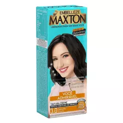 Tintura Maxton Kit Prático 3.0, Castanho Escuro