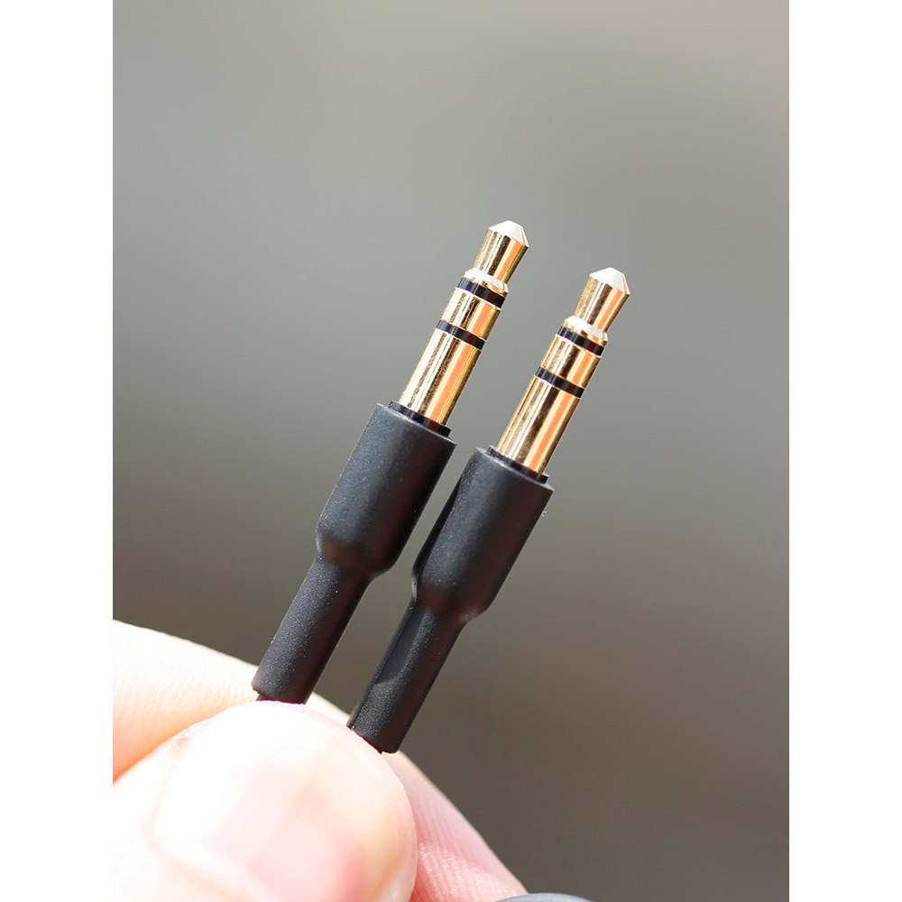 1.5 m de comprimento 3.5 mm banhado a ouro cabo de áudio Interface febre fone de ouvido de áudio HiFi