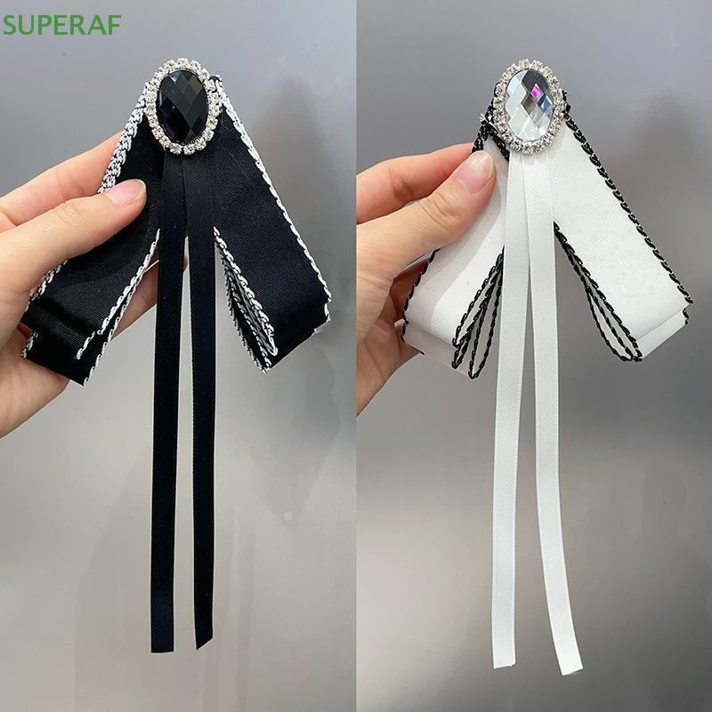 SUPERAF Requintado Strass Gravata Borboleta Corsage Feminino Luto Broche Terno Camisa Colar Pinos Acessórios Jóias Quent