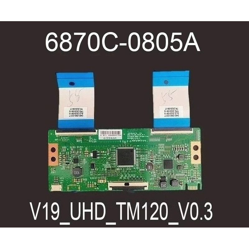 Placa Lógica T-CON 6870C-0805A V19_UHD_TM120_V0.3 6871L-6394A 6871L-5898A 6871L-6394B 6871L-05926A é para 55Q20300 65PFL