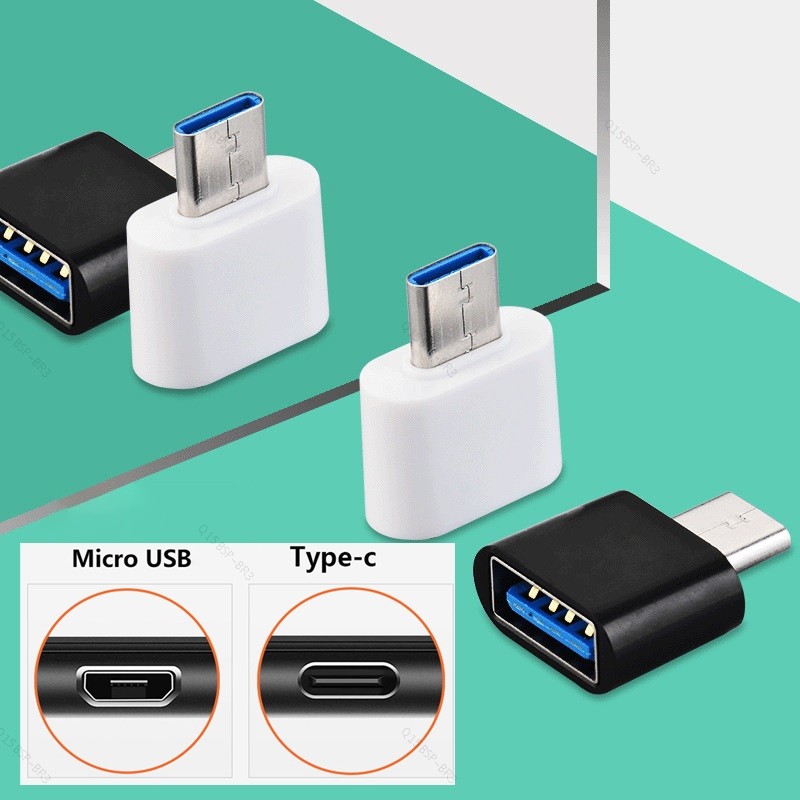 Adaptador USB Tipo C Mini OTG Micro Para Conversor Tablet-Conector USB2.0 BR15B3