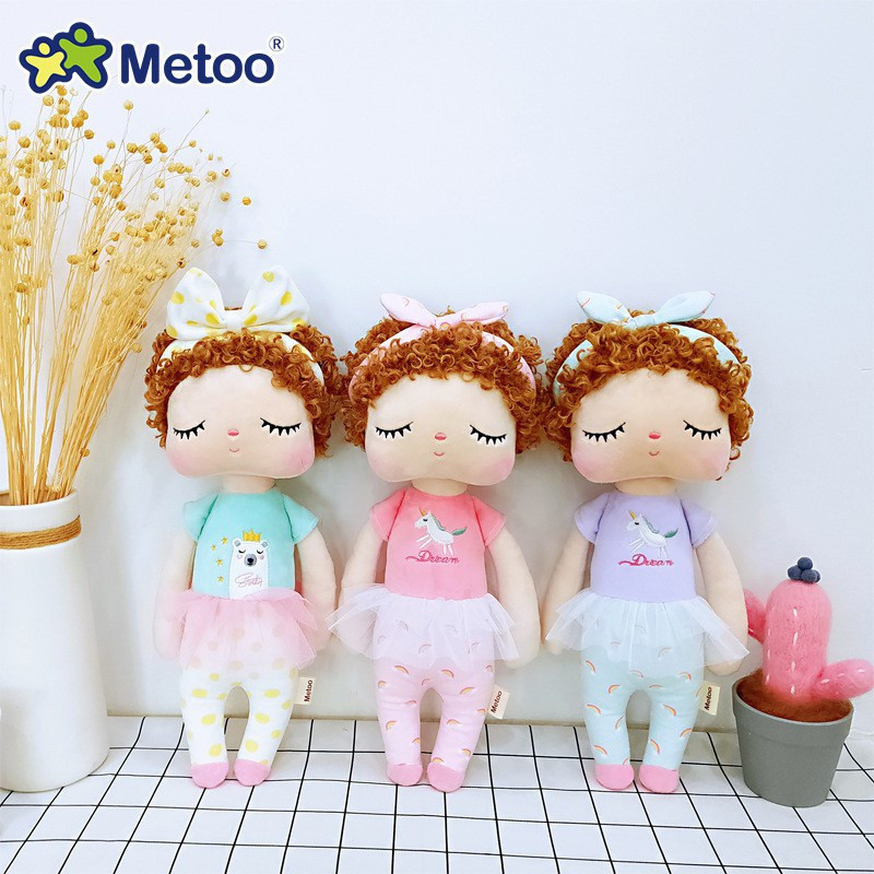 Metoo Rabbit Soft Doll/Plush Rabbit Doll para Crianças/Meninos e Meninas/Birthday Gift