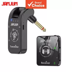 JAMJUM Transmissor Sem Fio Receptor Sistema De Monitoramento Intra-Auricular Faixa De Transmissão De 40M Shark Capo Bass