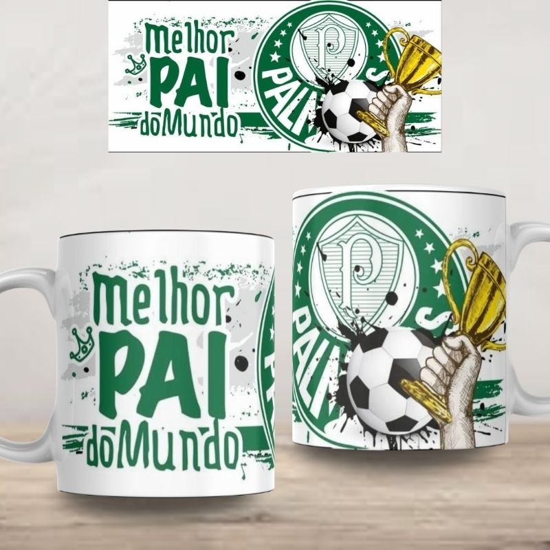 Xícara Xícara Caneca Personalizada Melhor Pai Do Mundo Palmeirense Palmeiras Xícara Presente Lembrança Promoção Dia Dos