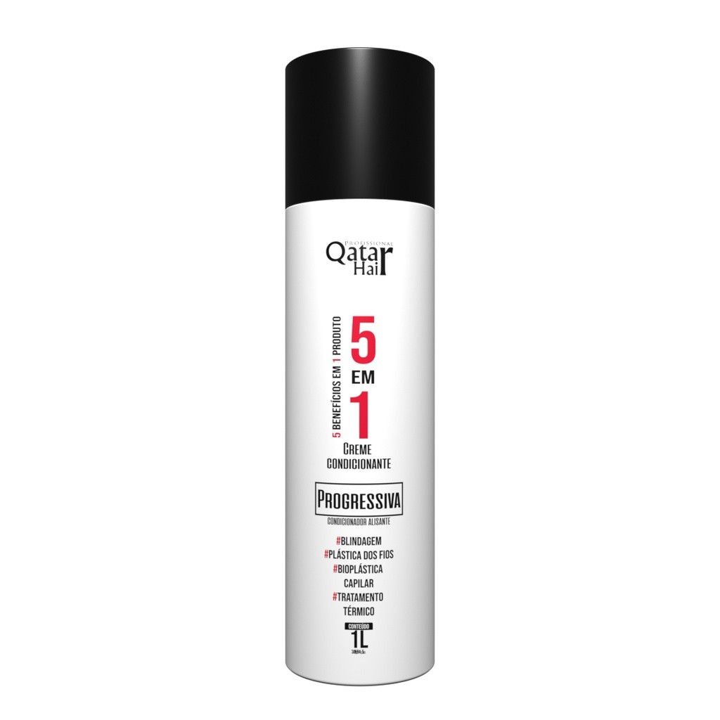 Kit Progressiva (Semi Definitiva) 5 Em 1 Qatar Hair 2X1 Litro — imagem 2 de 2
