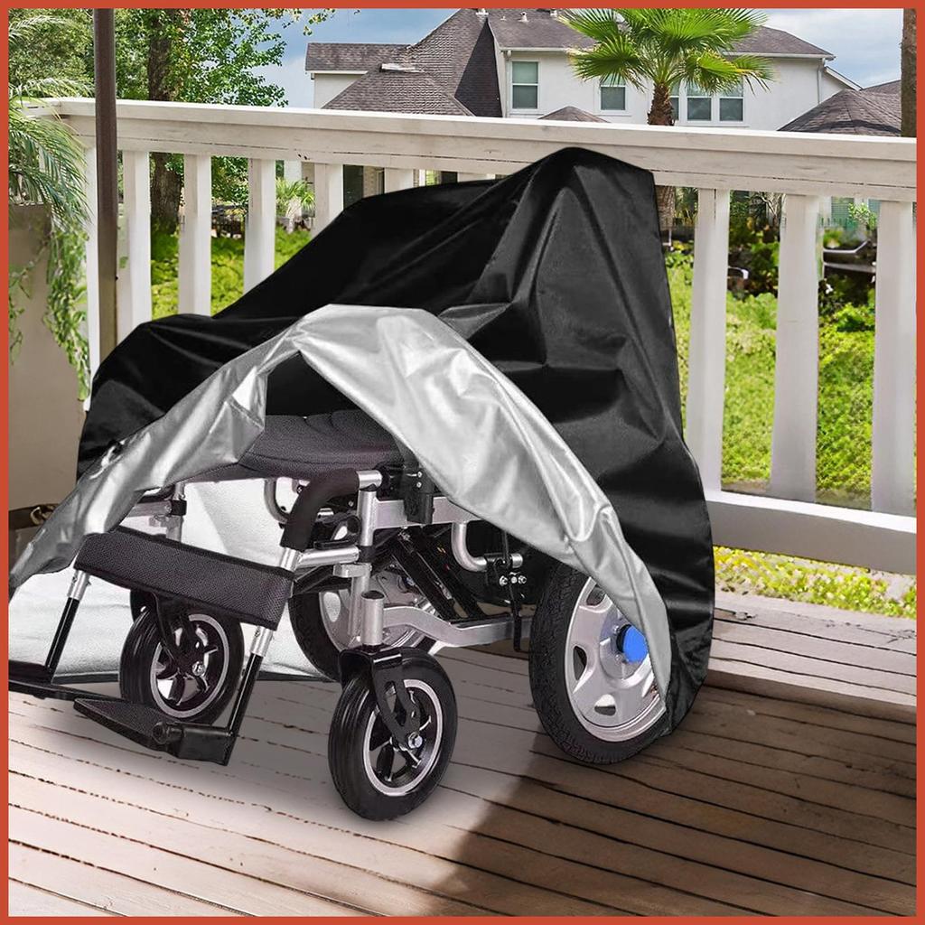 Capas Para Cadeiras De Rodas Viagens 210D Oxford À Prova D'água Mobilidade Scooter Capa De Armazenamento De Poeira Resis