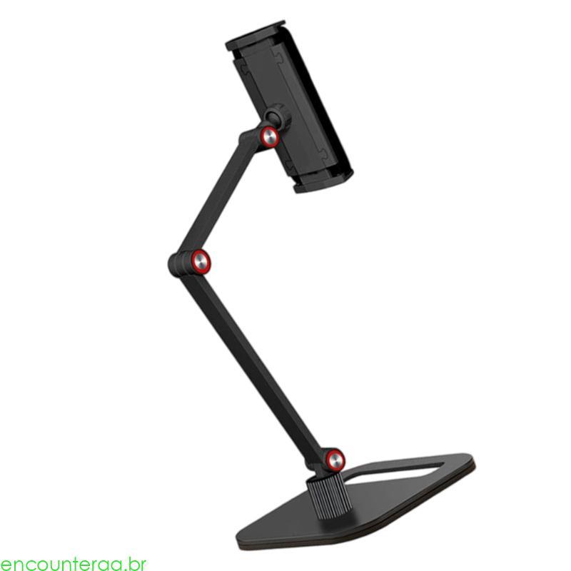 Encontrora Ajustável Portátil Dobrável Monitor Tablet Suporte Braço 360 Graus De Rotação Desktop