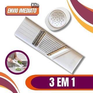 Ralador Cortador E Faotiadr Multiuso Legumes Queijos E Frutas Dupla Face Keita Multiuso 24Cm