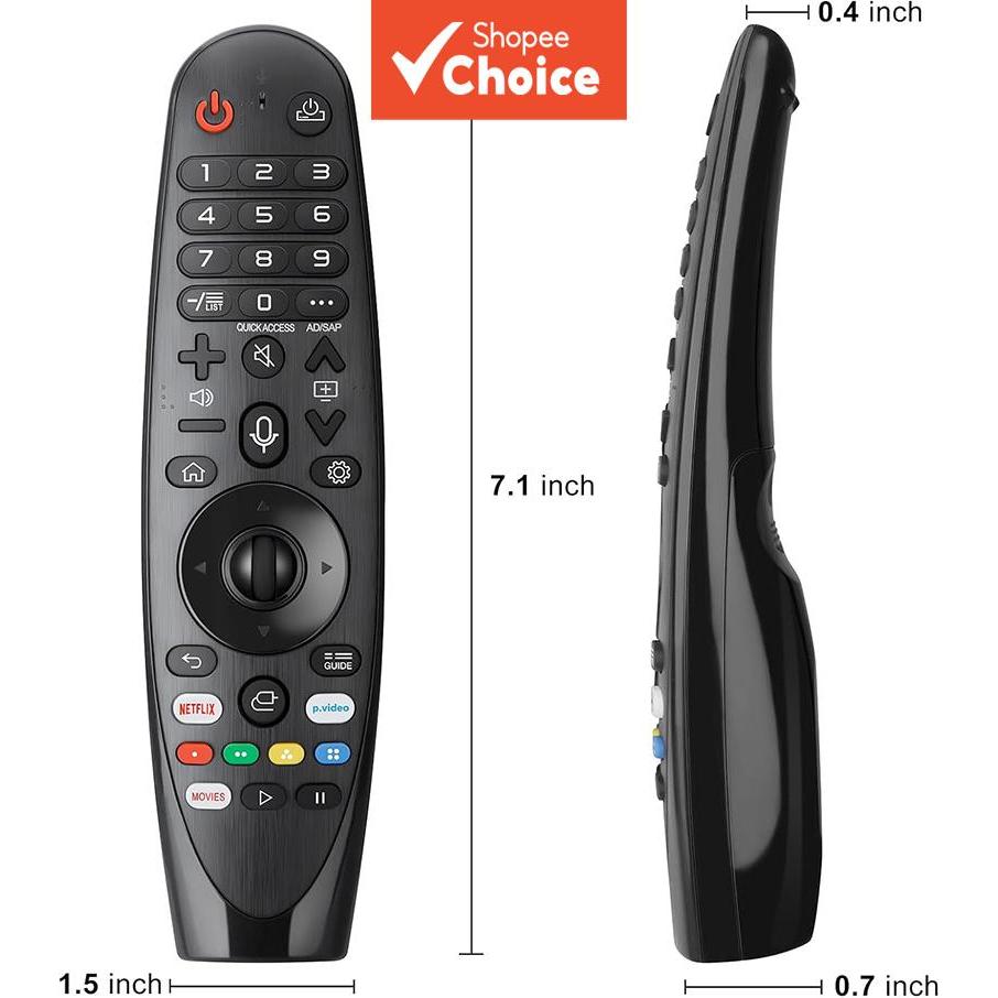 MR24GA MR24GN Magic Remote Para LG 4K QNED OLED TV com Google TV