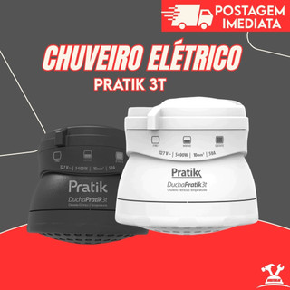 Chuveiro Ducha Pratik 3 Temperaturas 5400w 220v ou 127v