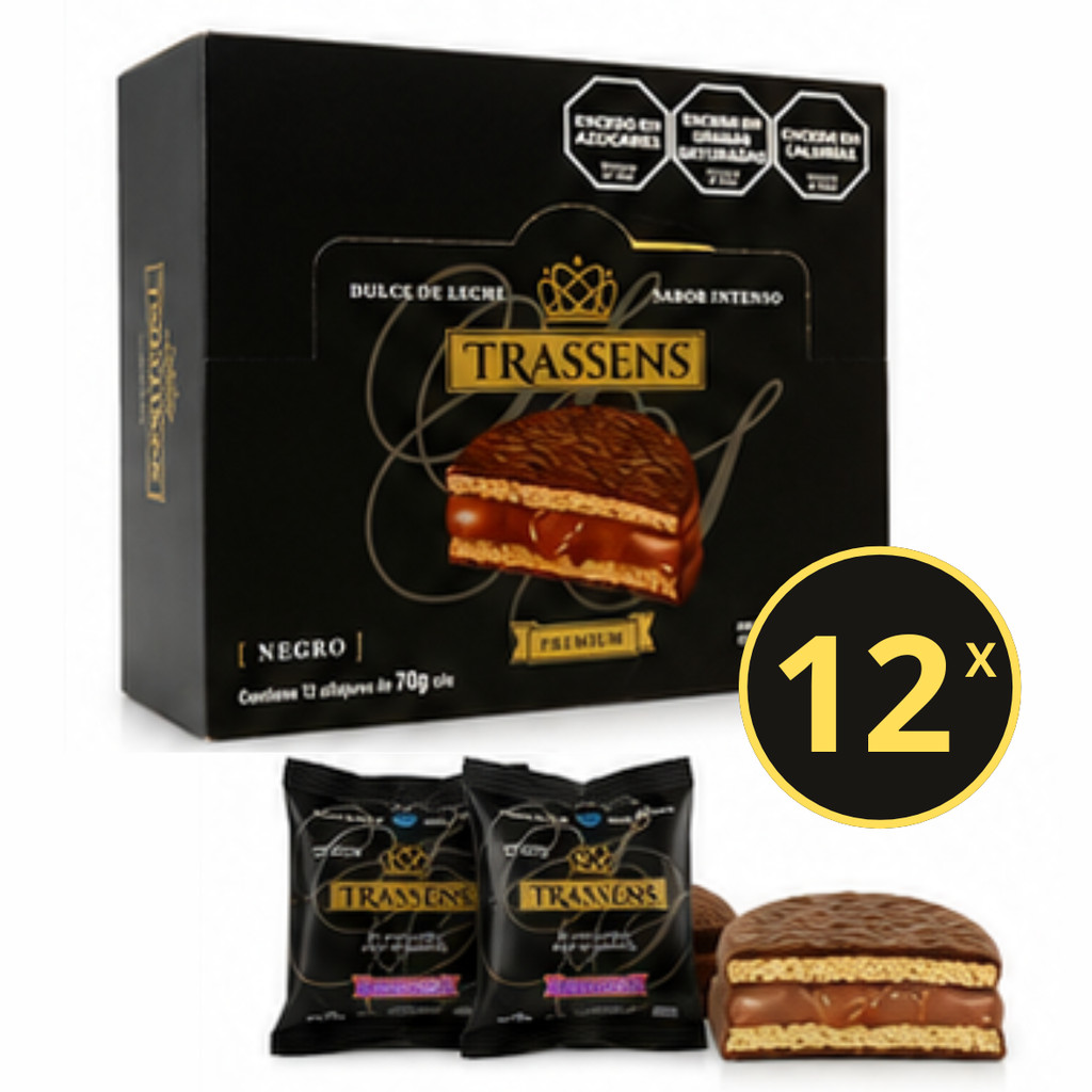 Alfajor Argentino de Doce de Leite 12un | Trassens
